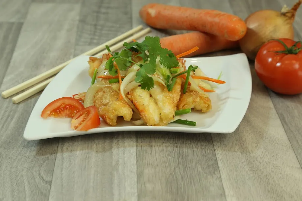 Crevettes Sautées Sel Et Poivre